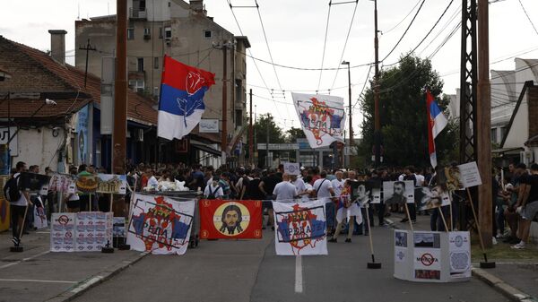 Protest zbog najavljenog festivala Mirdita dobar dan - Sputnik Srbija
