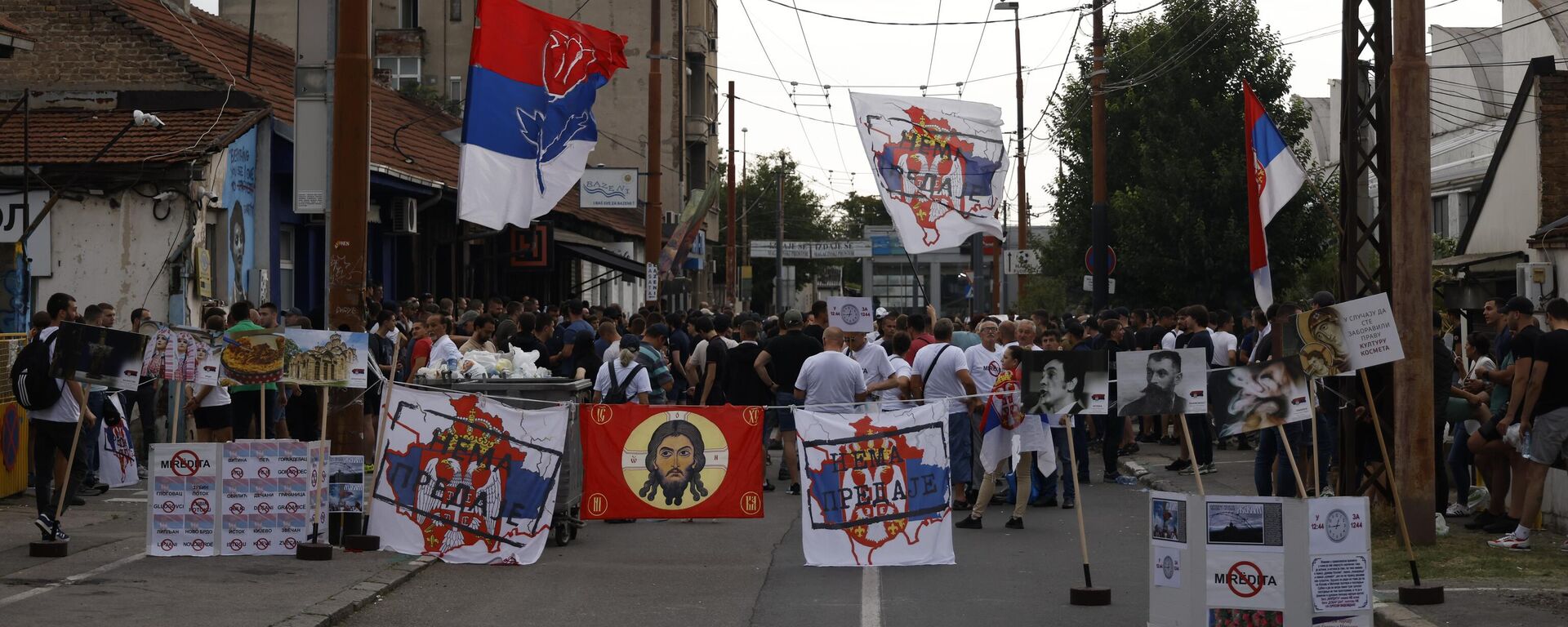 Protest zbog najavljenog festivala Mirdita dobar dan - Sputnik Srbija, 1920, 27.06.2024