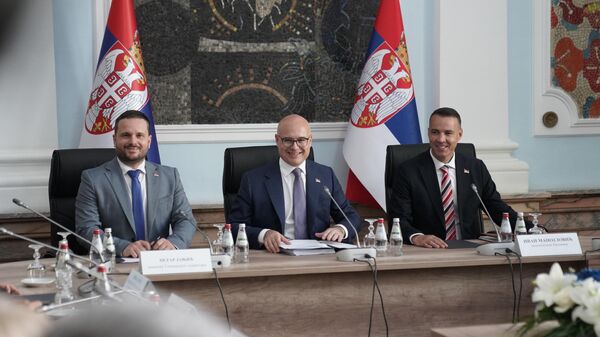 Svečana sednica Vlade Srbije u Gradskoj kući u Kruševcu - Sputnik Srbija