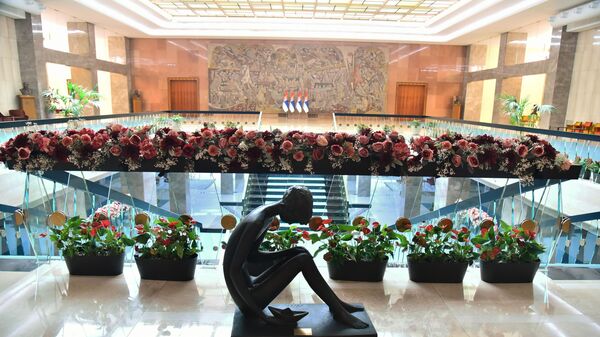 Централни хол у Палати Србија - Sputnik Србија