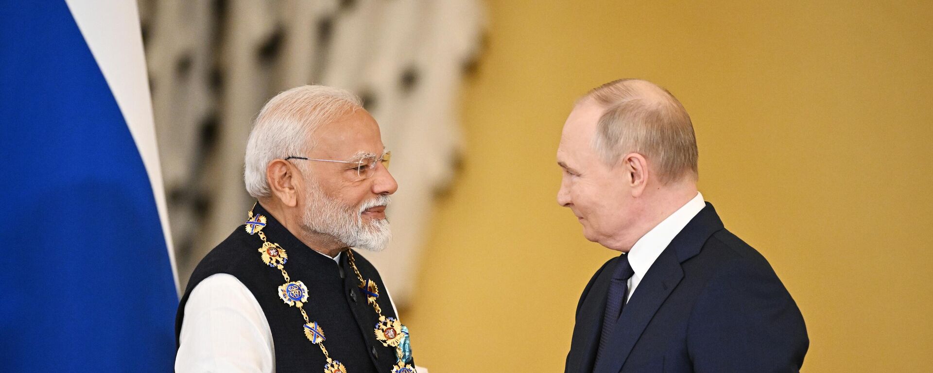 Premijer Indije Narendra Modi i predsednik Rusije Vladimir Putin - Sputnik Srbija, 1920, 22.10.2024