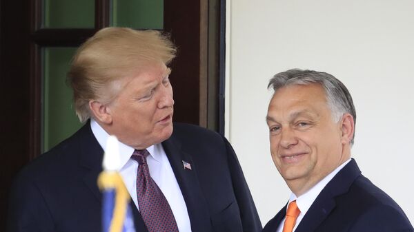 Donald Tramp i Viktor Orban - Sputnik Srbija