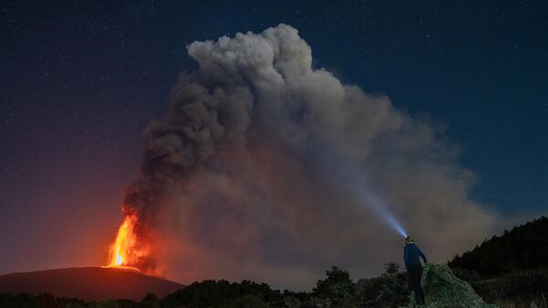 Erupcija vulkana Etna - Sputnik Srbija