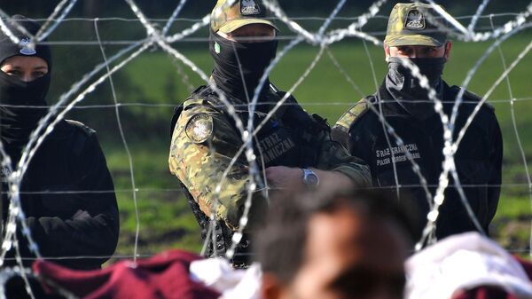 Белоруско-пољска граница, избеглице и граничари - Sputnik Србија