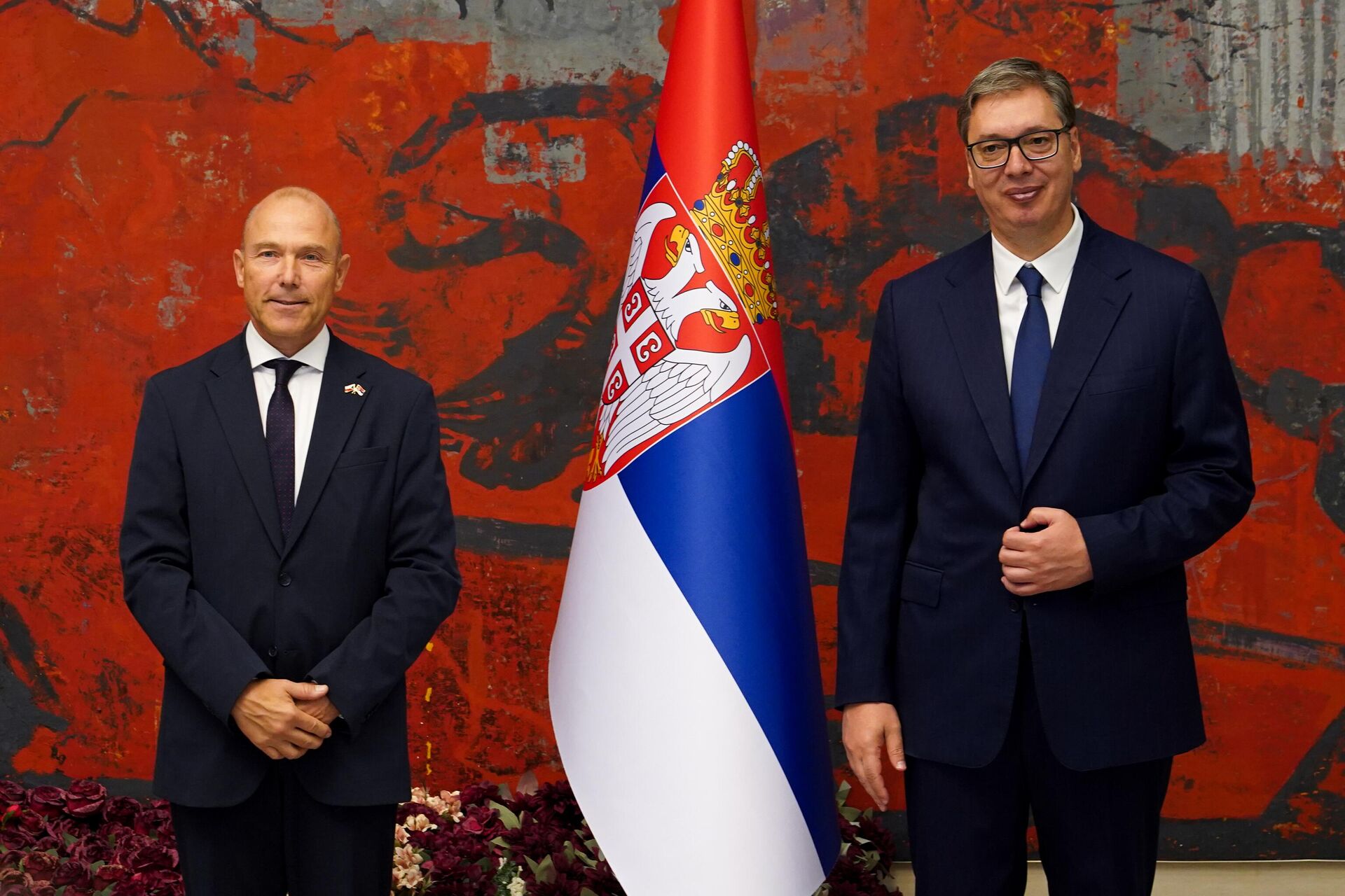 Predsednik Srbije Aleksandar Vučić primio je akreditivna pisma novoizabranog ambasadora Češke Republike Jana Bondija - Sputnik Srbija, 1920, 03.09.2024