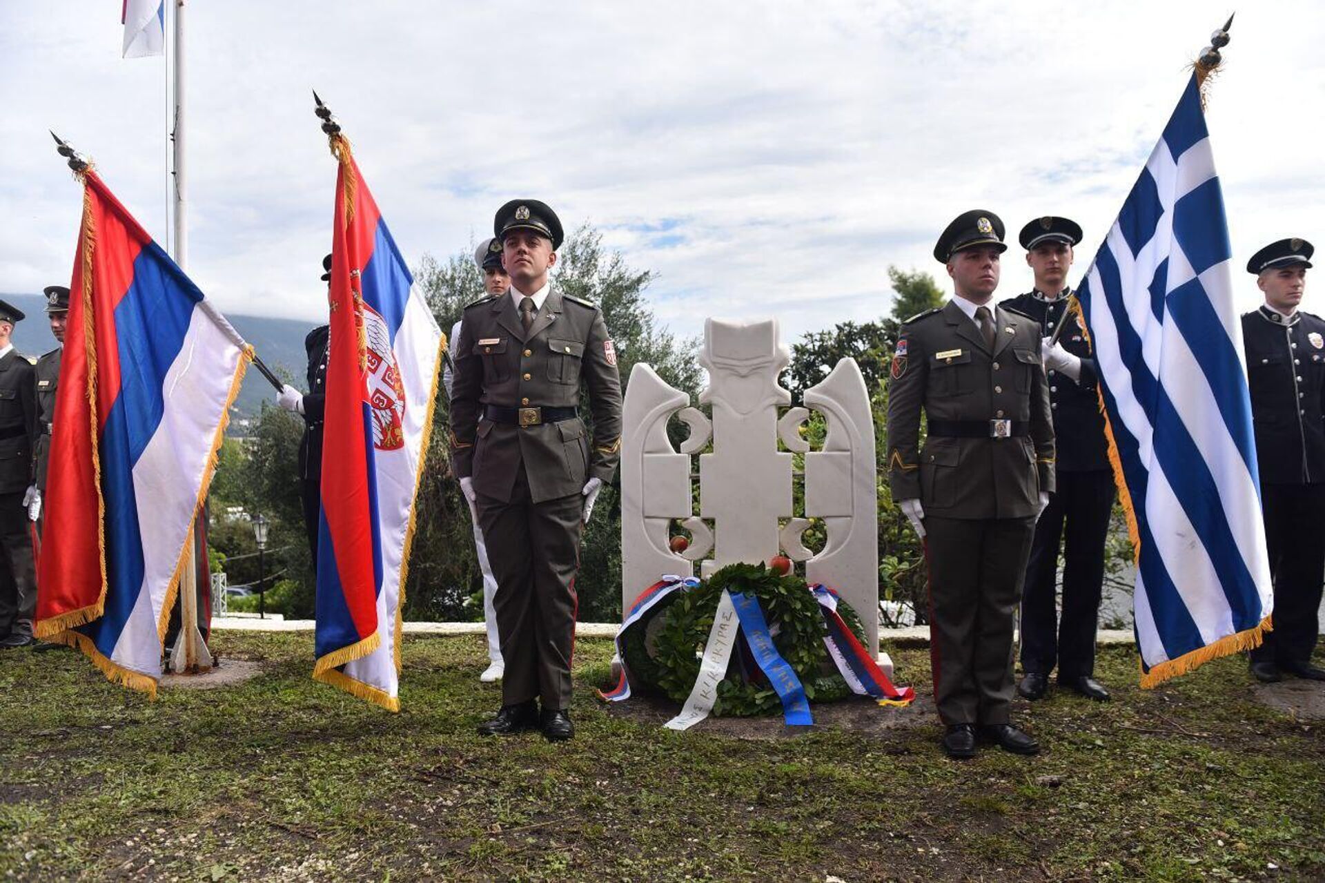 Polaganje venaca i odavanje počasti vojnicima Gvozdenog puka  - Sputnik Srbija, 1920, 24.09.2024