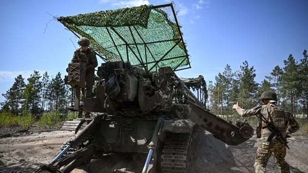 Artiljerijski odred oruđa pion u zoni specijalne vojne operacije - Sputnik Srbija