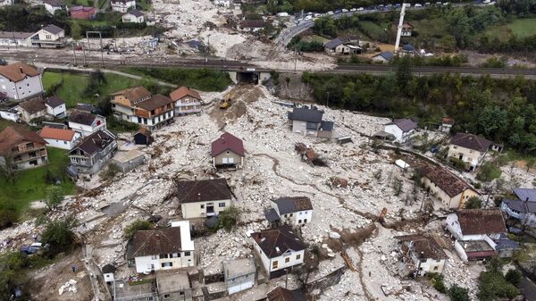 Donja Jablanica - poplave - Sputnik Srbija