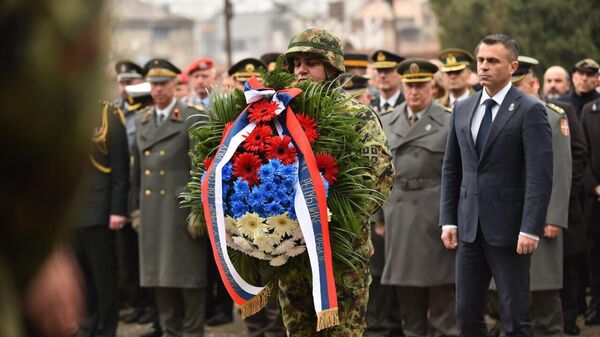 Polaganje venaca na Francuskom vojnom groblju u Beogradu - Sputnik Srbija