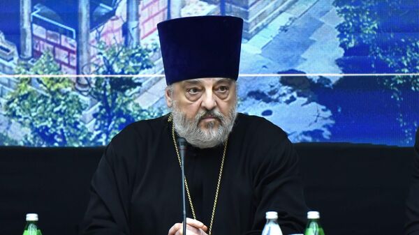 Otac Vitalij Tarasjev, starešina Podvorja RPC u Beogradu - Sputnik Srbija