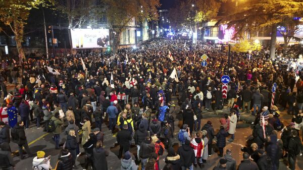 Protesti u Tbilisiju u Gruziji - Sputnik Srbija