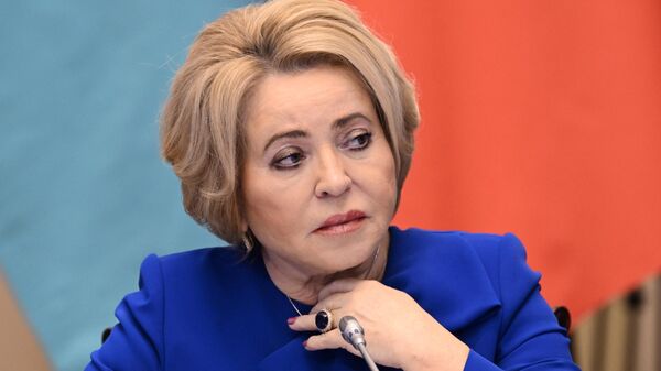 Predsednik Saveta Federacije Rusije Valentina Matvijenko - Sputnik Srbija