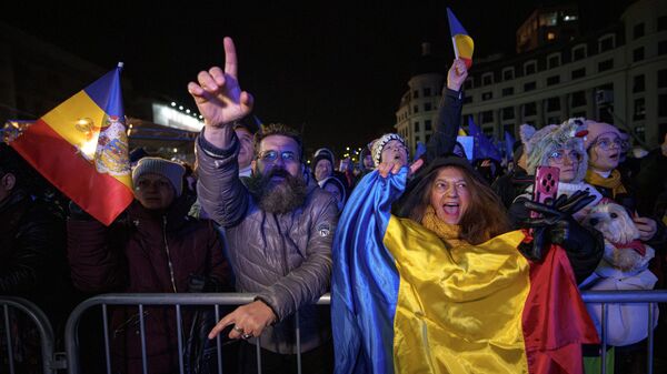 Proevropski protesti u Rumuniji. - Sputnik Srbija