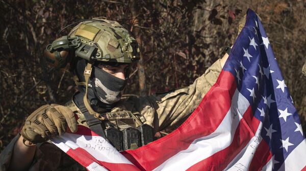 Амерички војник у Украјини - Sputnik Србија