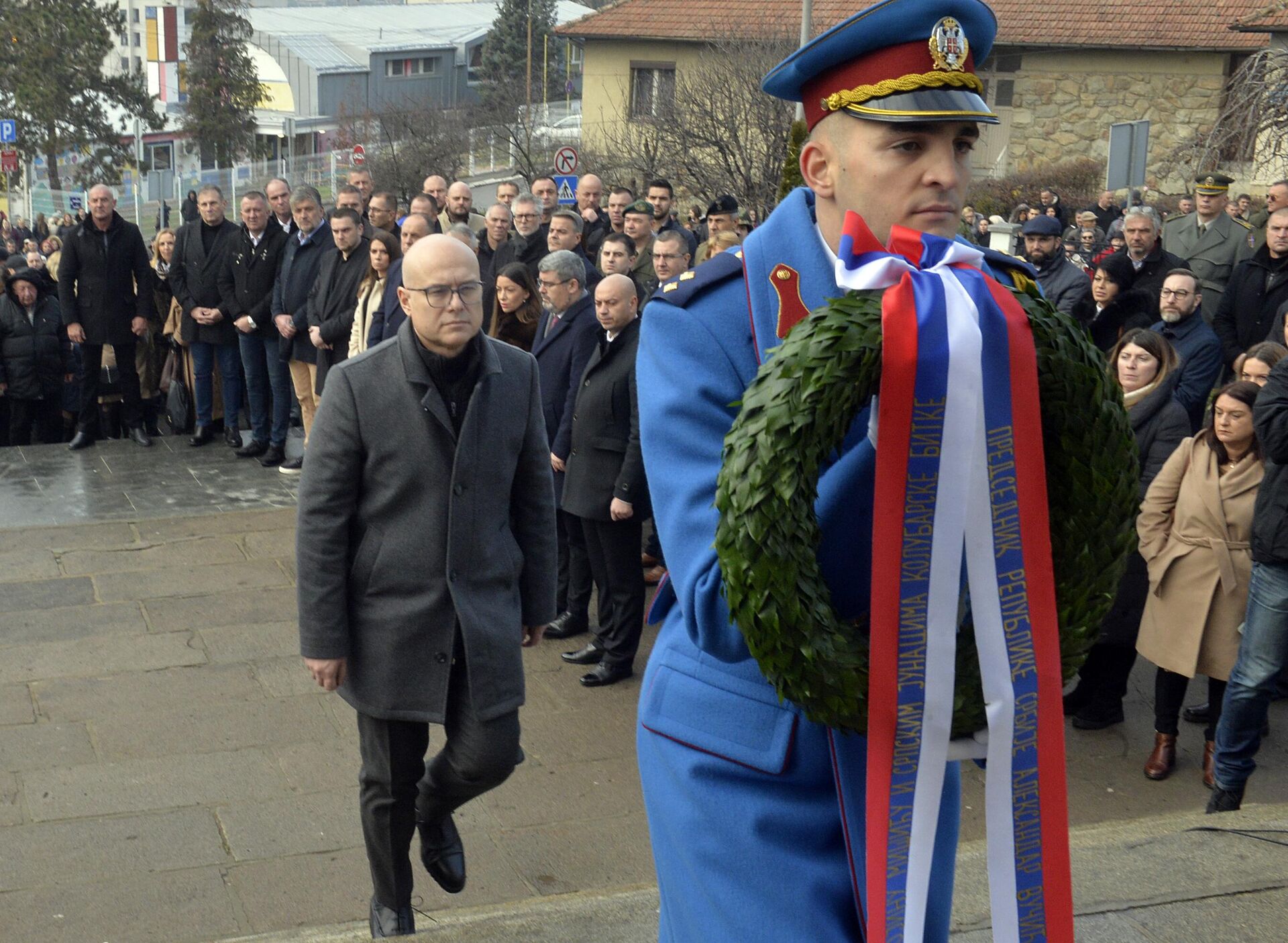 Милош Вучевић на обележавању 110. годишњице Kолубарске битке у Лазаревцу. - Sputnik Србија, 1920, 15.12.2024