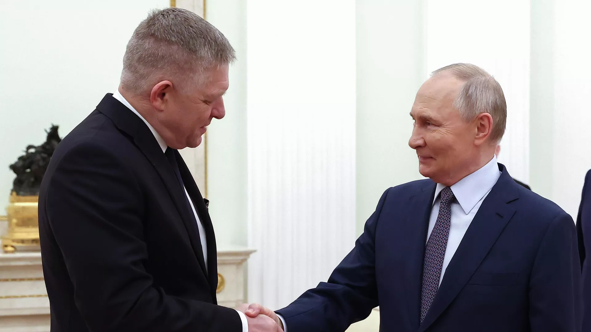 Premijer Slovačke Robert Fico i predsednik Rusije Vladimir Putin  - Sputnik Srbija, 1920, 23.12.2024