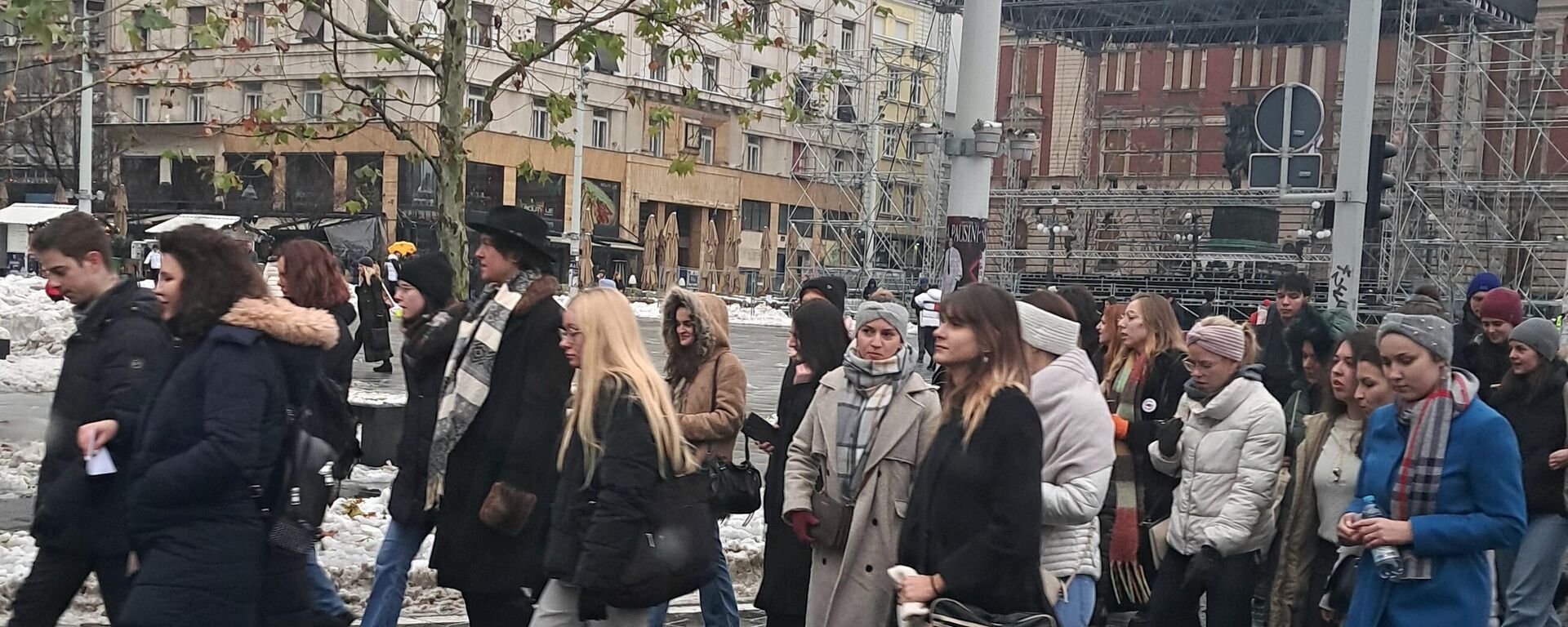 Protest studenata u Beogradu - Sputnik Srbija, 1920, 24.01.2025