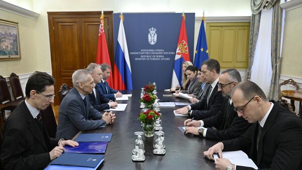 Marko Đurić, Aleksandar Bocan-Harčenko i Sergej Malinovski - Sputnik Srbija