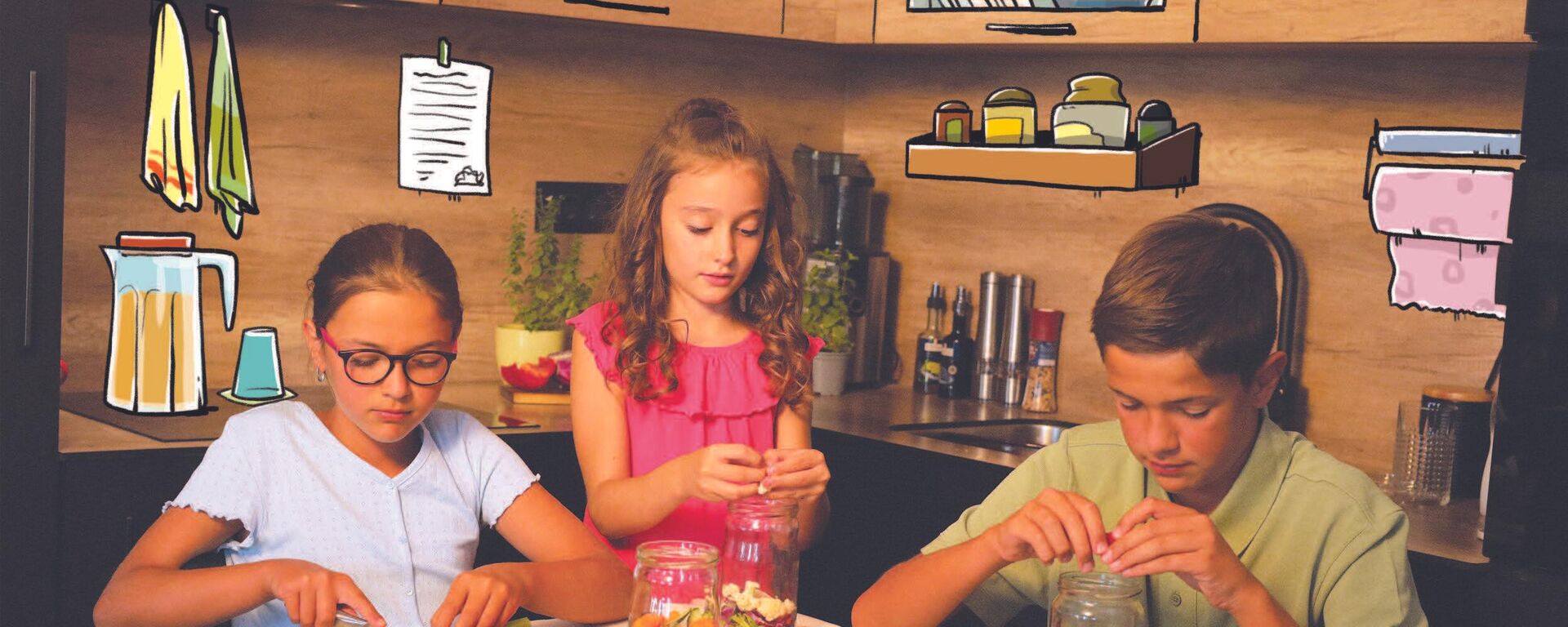 Ilustracija iz knjige Naučni kuvar Zorane Kurbalije Novičić, u izdanju Kreativnog centra - Sputnik Srbija, 1920, 01.01.2025