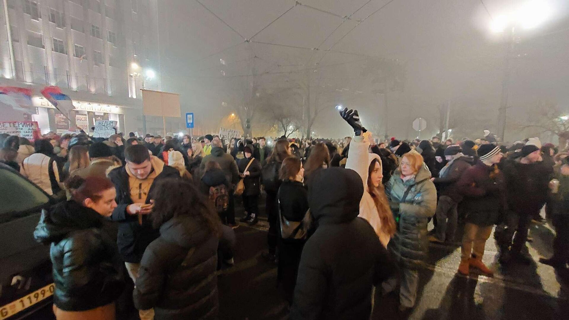 Protest studenata u Beogradu - Sputnik Srbija, 1920, 01.01.2025