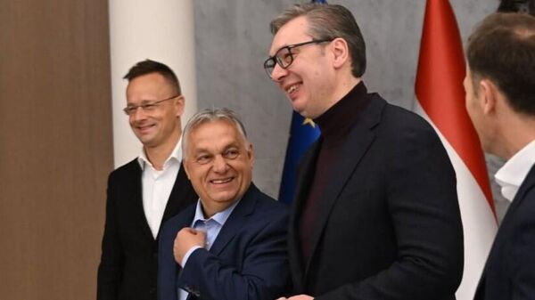 Aleksandar Vučić i Viktor Orban - Sputnik Srbija