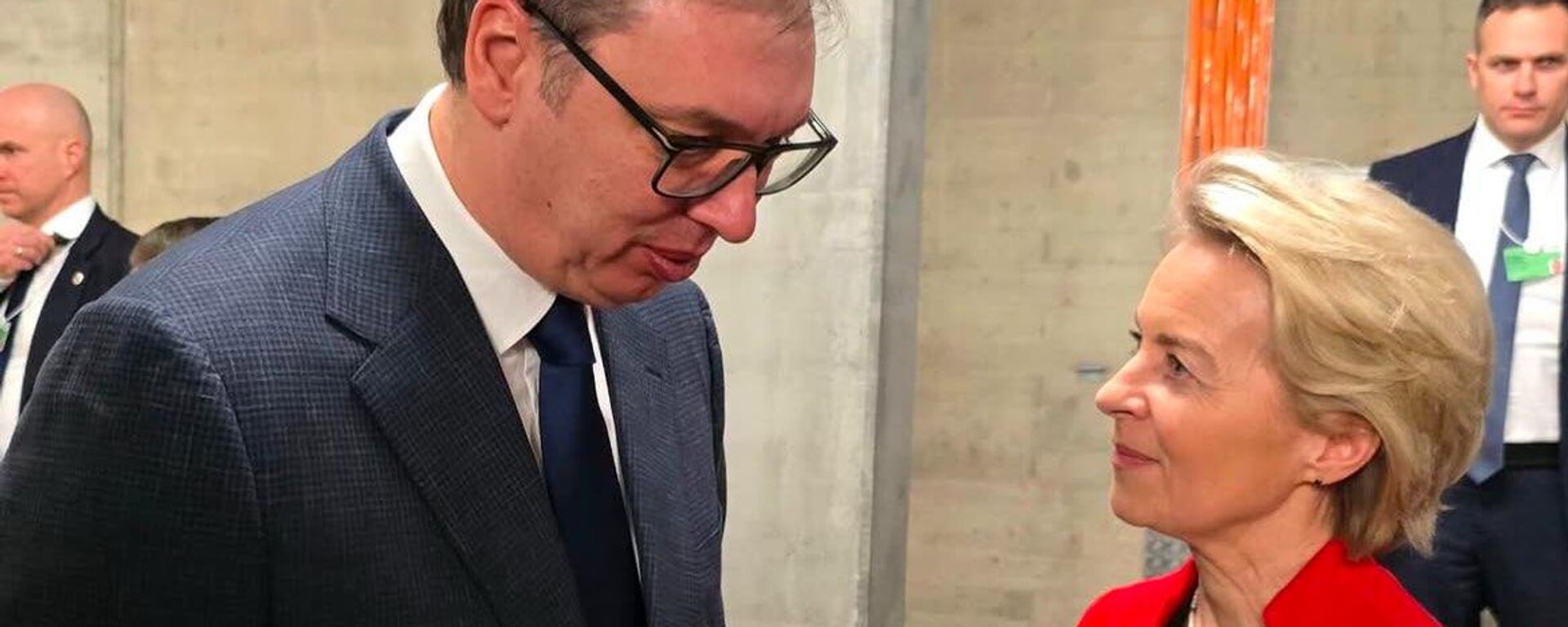 Александар Вучић и Урсула фон дер Лајен - Sputnik Србија, 1920, 10.12.2025