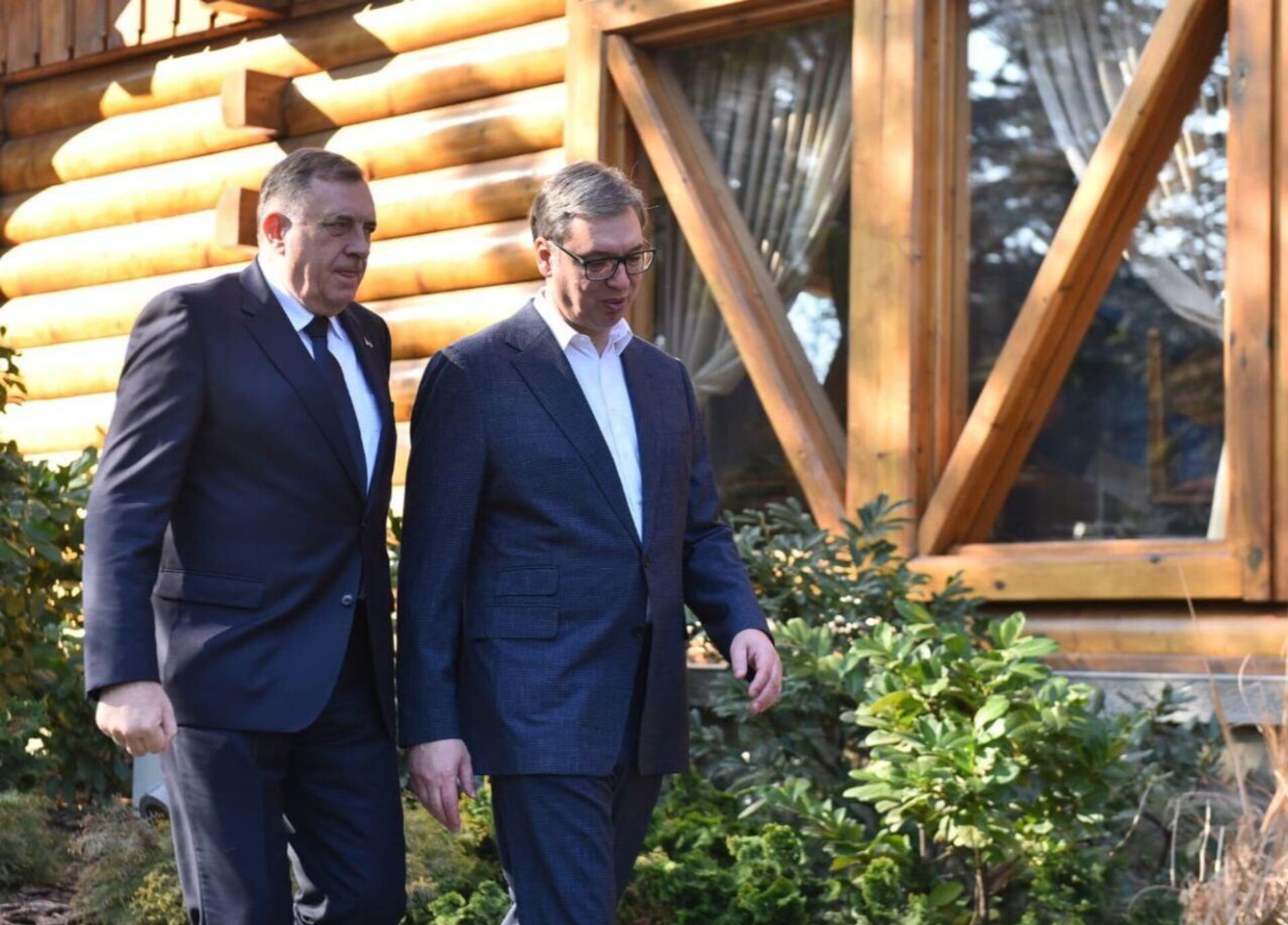 Milorad Dodik i Aleksandar Vučić Milorad Dodik i Aleksandar Vučić - Sputnik Srbija, 1920, 05.08.2025