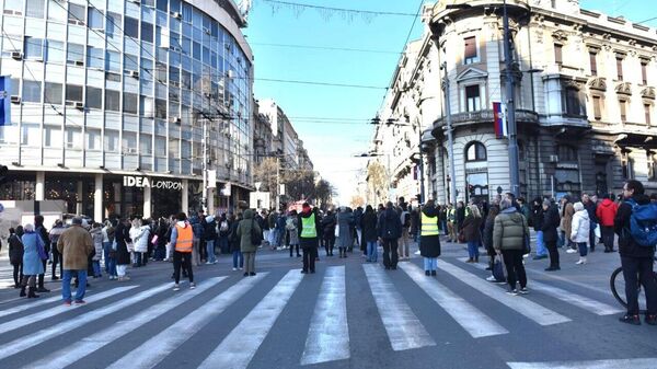 Studenti, blokade - Sputnik Srbija