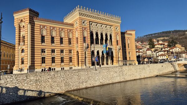 Trg ispred Sarajevske vijećnice u Sarajevu - Sputnik Srbija