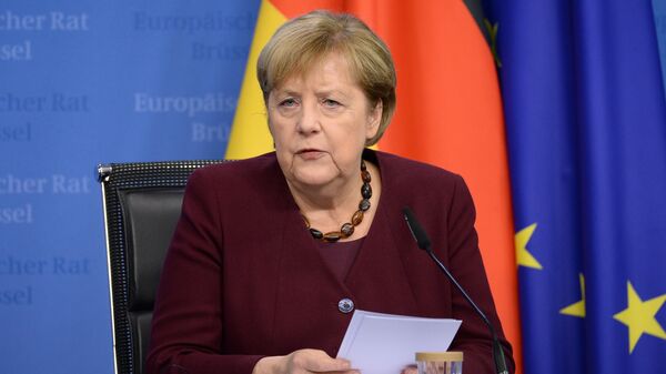 Nemačka kancelarka Angela Merkel na Samitu EU u Briselu - Sputnik Srbija