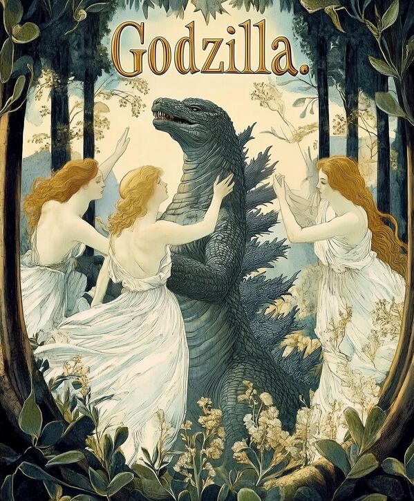 Botičelijev poster za film &quot;Godzila&quot; - Sputnik Srbija