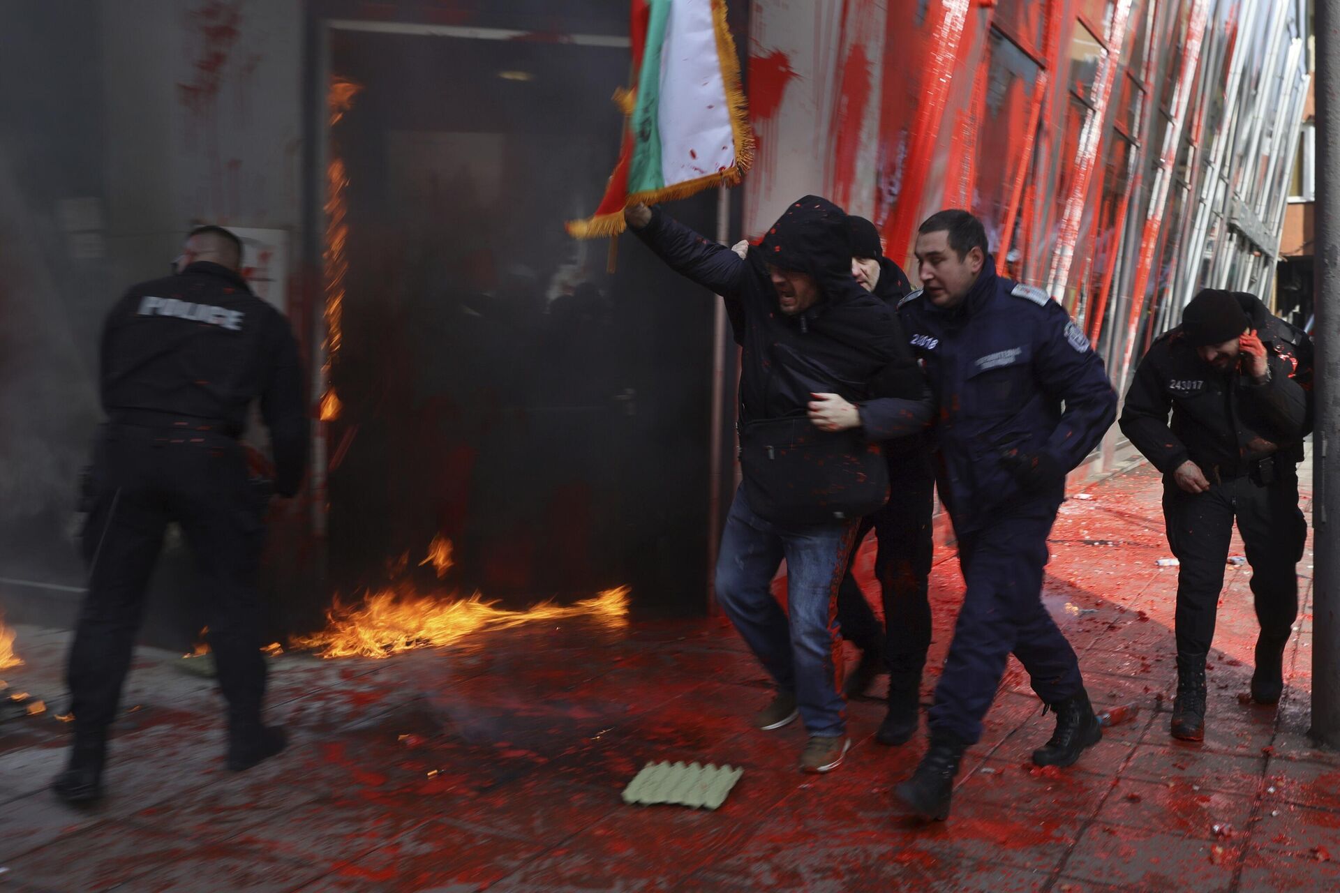  Protest u Sofiji protiv evra - Sputnik Srbija, 1920, 24.02.2025