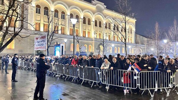 Građani okupljeni u Banjaluci - Sputnik Srbija