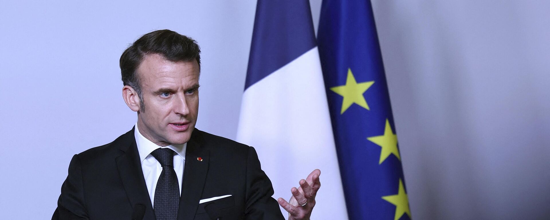 Председник Француске Емануел Макрон - Sputnik Србија, 1920, 02.03.2025
