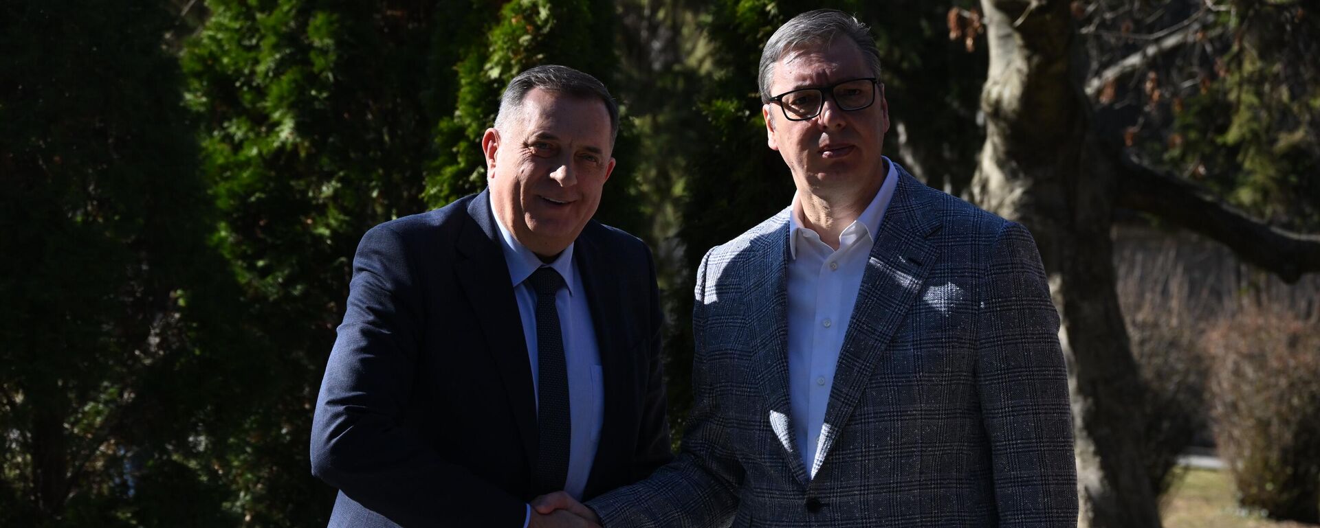 Milorad Dodik i Aleksandar Vučić - Sputnik Srbija, 1920, 06.03.2025