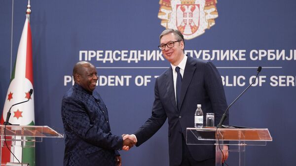 Председник Србије Александар Вучић састао се са председником Републике Бурунди Еваристом Ндајишимијеом - Sputnik Србија