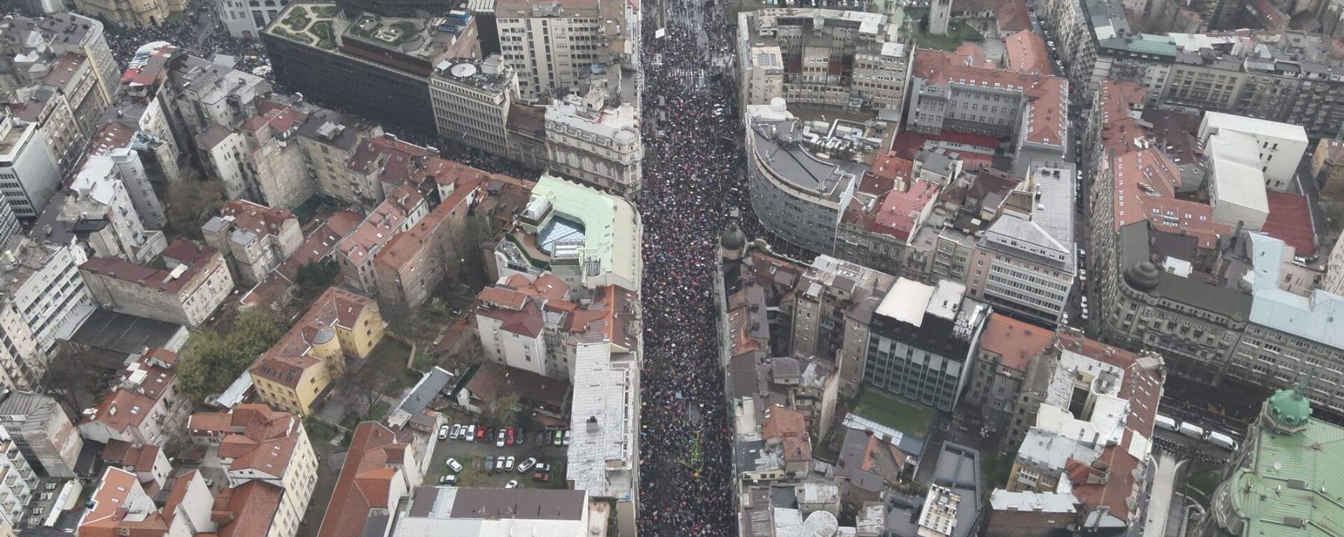 Beograd tokom protesta - Sputnik Srbija, 1920, 17.03.2025