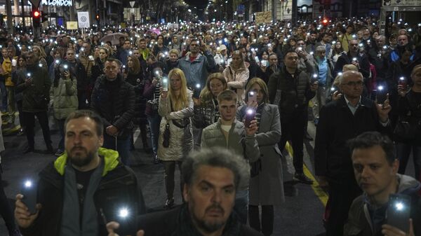 protest u Beogradu - Sputnik Srbija