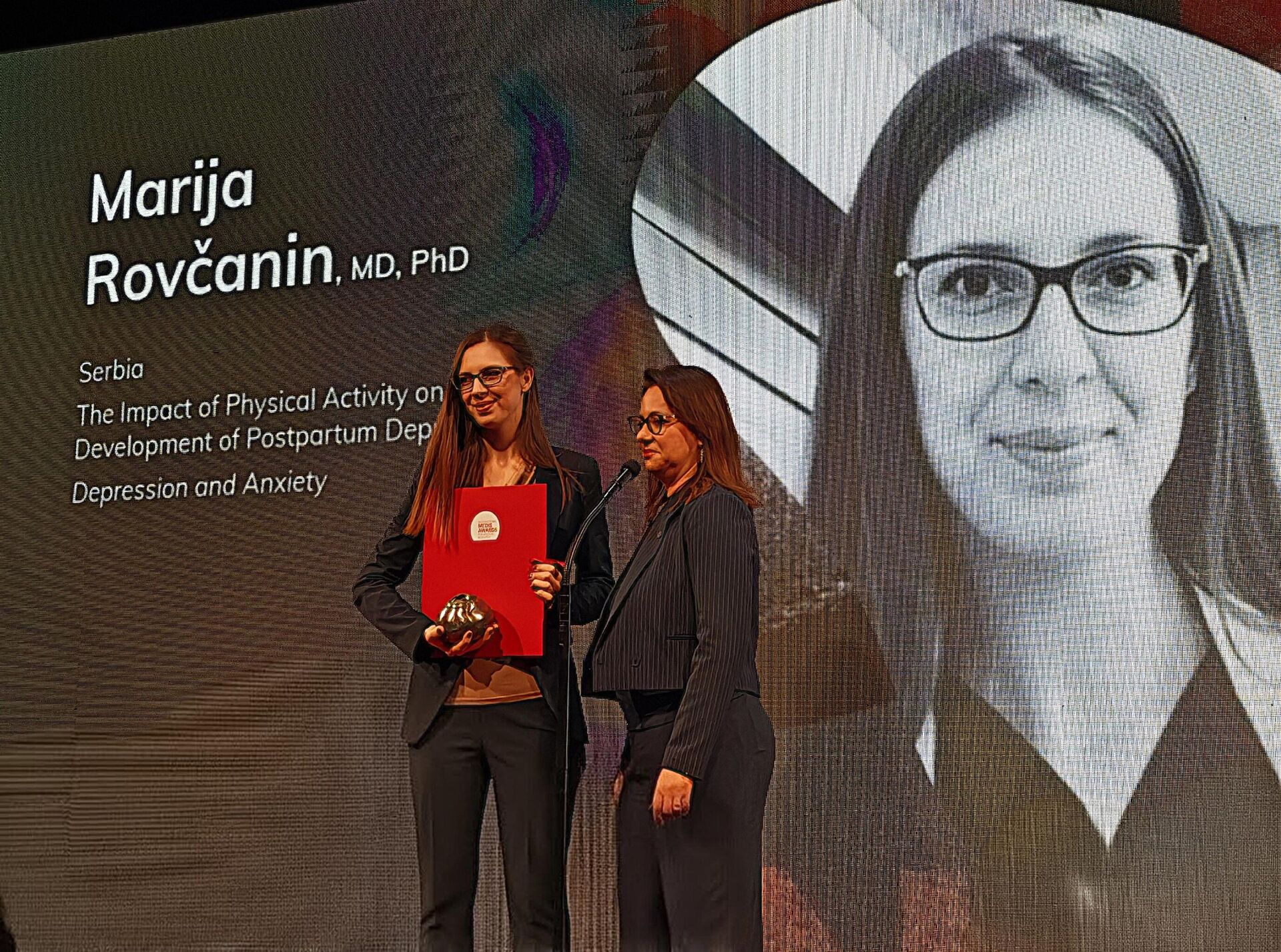 Dr Marija Rovčanin tokom dodele medicinskog Oskara u Ljubljani - Sputnik Srbija, 1920, 28.03.2025