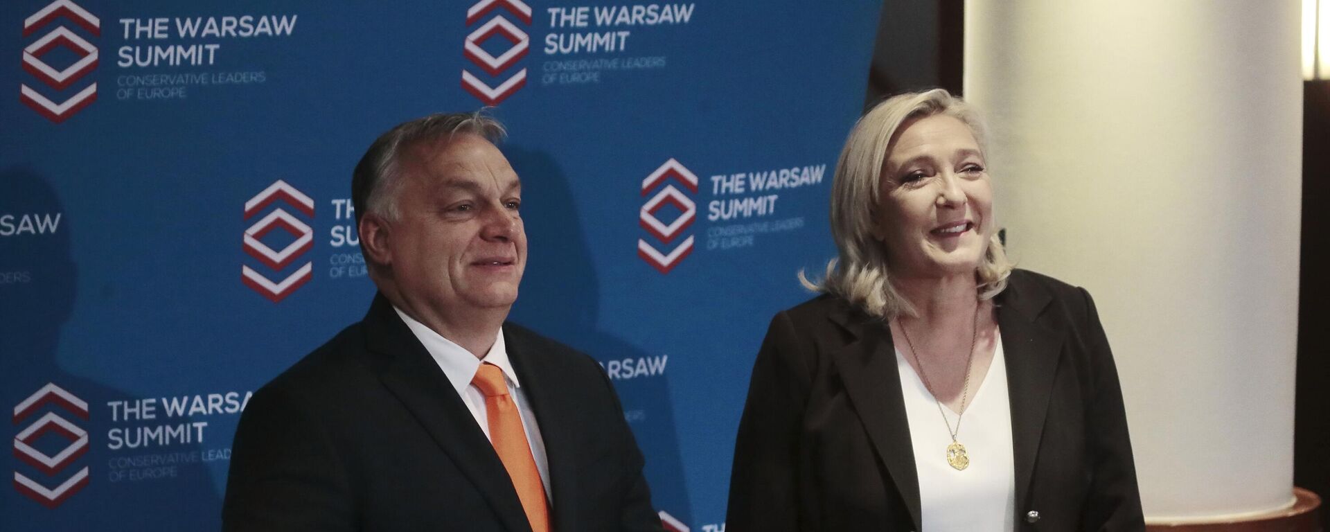 Viktor Orban i Marin le Pen - Sputnik Srbija, 1920, 31.03.2025