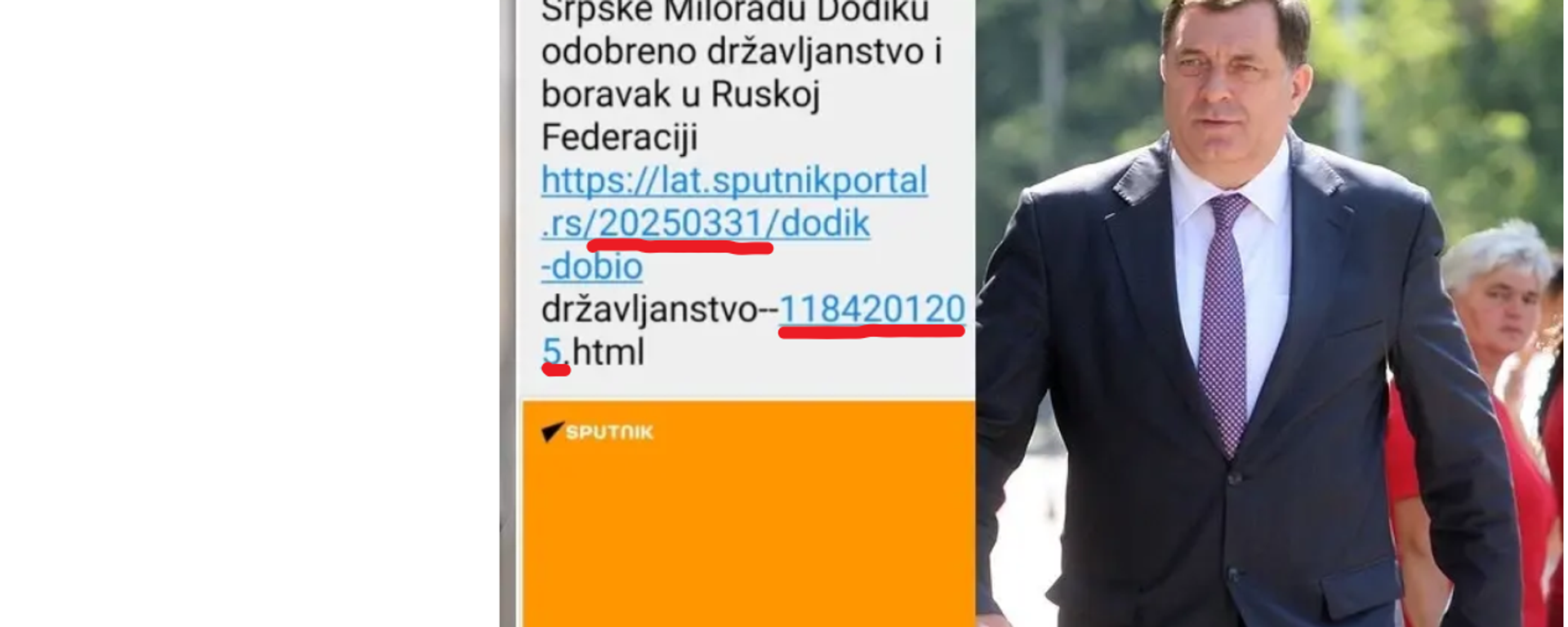 Лажна вест објављена на порталу Фактор.ба - Sputnik Србија, 1920, 01.04.2025