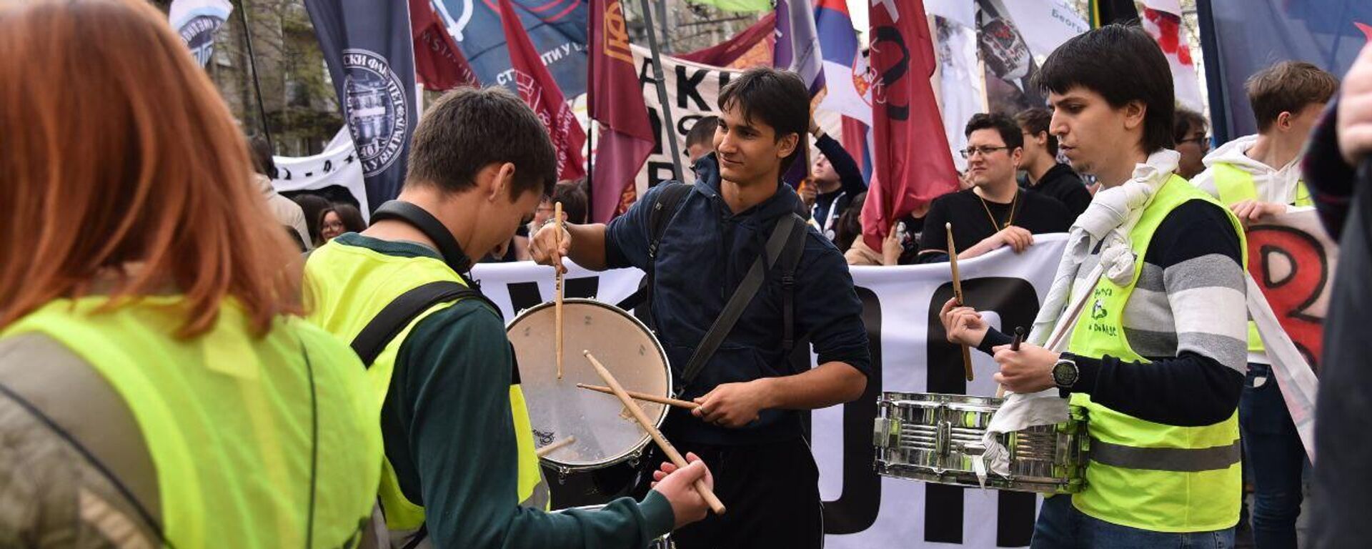 Протест у Београду - Sputnik Србија, 1920, 04.04.2025