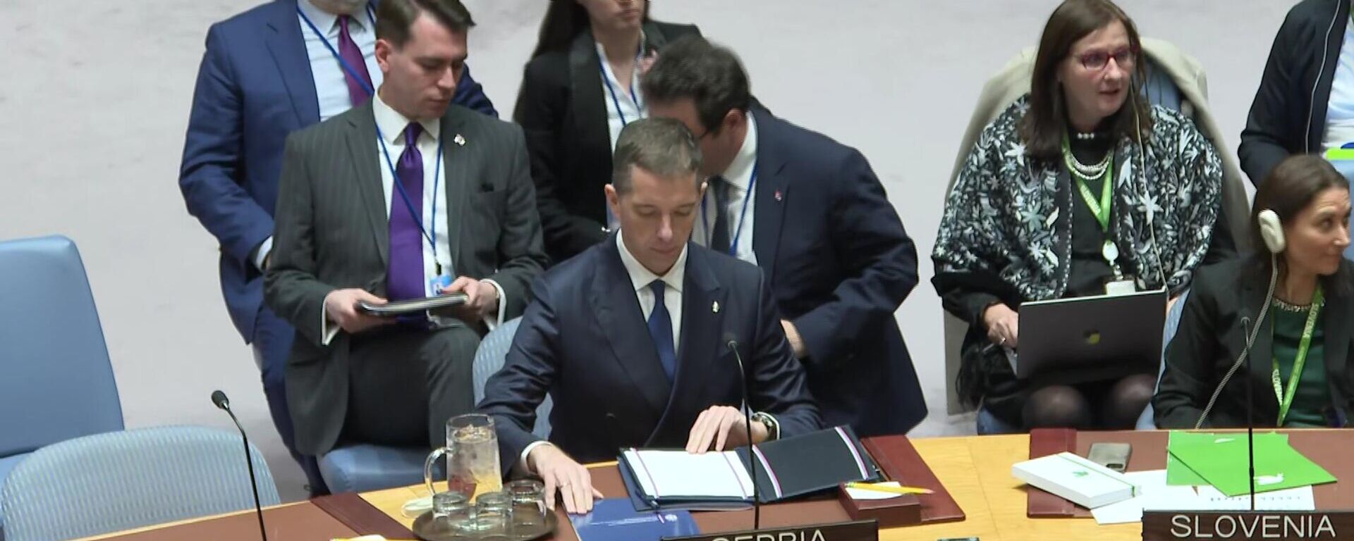 Марко Ђурић на седници СБ УН - Sputnik Србија, 1920, 08.04.2025