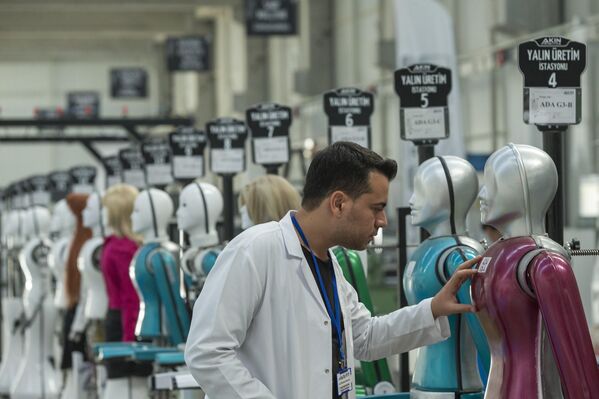 Овако изгледа део „Акнроботикса“, прве турске фабрике у области производње хуманоидних робота. - Sputnik Србија