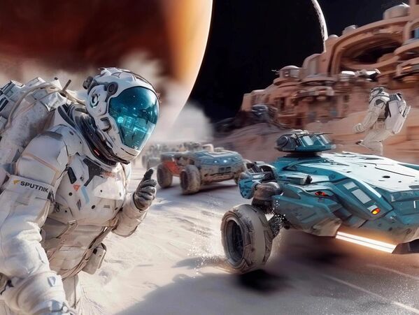 Трке до Европе су постале веома популарне након оснивања колоније и развоја суперјаке технологије. То је постао најекстремнији спорт у Сунчевом систему! - Sputnik Србија