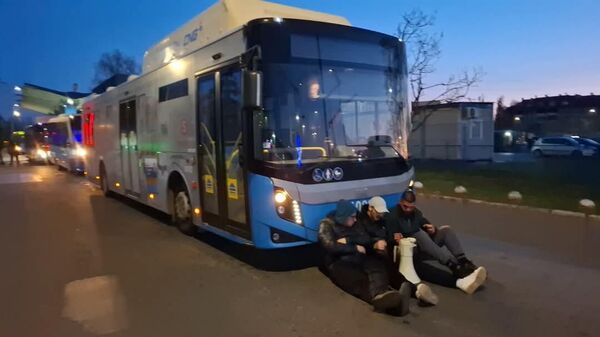 Блокада ГСП Нови Сад - Sputnik Србија