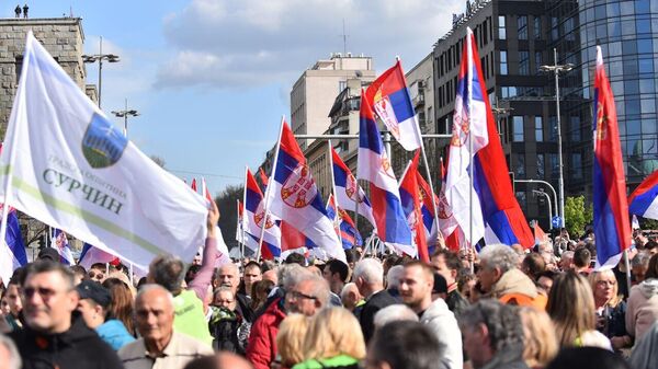 Drugi dan skupa „Ne damo Srbiju“ - Sputnik Srbija