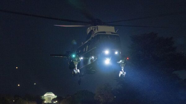 Helikopter Donalda Trampa ispred Bele kuće - Sputnik Srbija