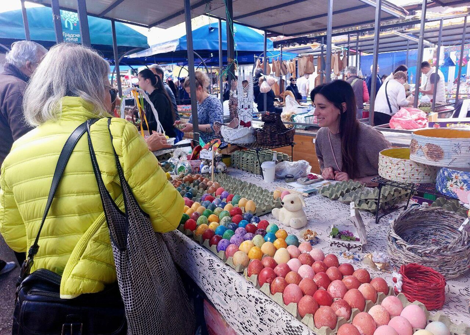 Цене јаја су од 80 динара и више - Sputnik Србија, 1920, 18.04.2025