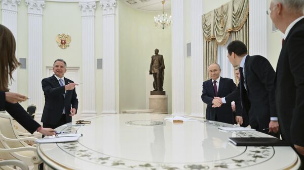 Стивен Виткоф и Владимир Путин - Sputnik Србија